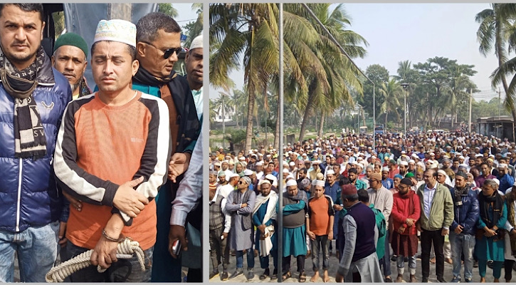 প্যারোলে বেরিয়ে ২০ দিনের সন্তানের জানাজা পড়লেন যুবদল নেতা প্যারোলে বেরিয়ে ২০ দিনের সন্তানের জানাজা পড়লেন যুবদল নেতা