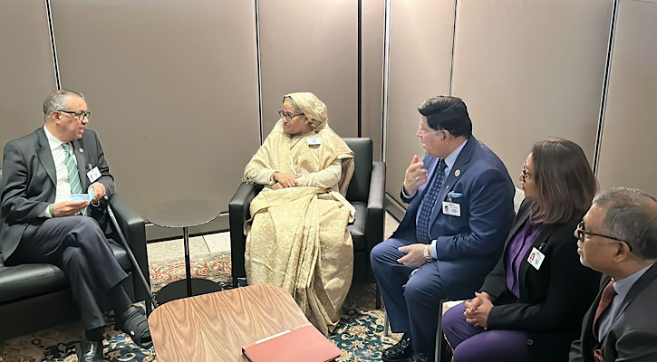 স্বাস্থ্যখাতের অগ্রগতিতে সরকারের প্রচেষ্টার প্রশংসা ডব্লিউএইচও প্রধানের স্বাস্থ্যখাতের অগ্রগতিতে সরকারের প্রচেষ্টার প্রশংসা ডব্লিউএইচও প্রধানের