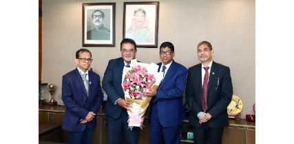 ডিএসইর ও সিএসই’র চেয়ারম্যানের সৌজন্য সাক্ষাত