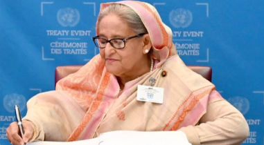 বিবিএনজে’তে স্বাক্ষর করলেন প্রধানমন্ত্রী