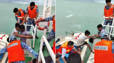 সেন্টমার্টিনে পর্যটকবাহী স্পিডবোট ডুবে নারীর মৃত্যু, উদ্ধার ২৩