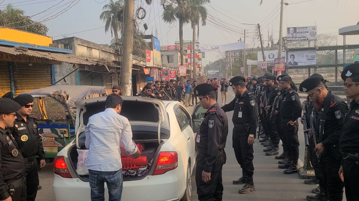 ভোট গ্রহণে সর্বোচ্চ প্রস্তুতি আইনশৃঙ্খলা বাহিনীর