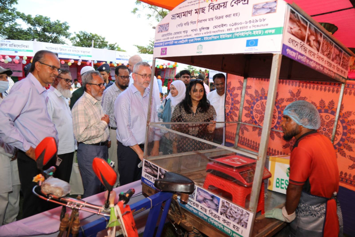ইউরোপিয়ান ইউনিয়নের রাষ্ট্রদূতের পিকেএসএফ-এর কার্যক্রম পরিদর্শন