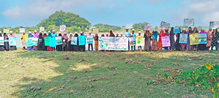 তেতুলিয়া নদীর পাড়ে ‘গ্লোবাল ডে অফ ক্লাইমেট অ্যাকশন ২০২৫’ উদযাপন