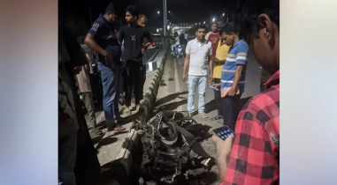 ৩০০ ফিট সড়কে মোটরসাইকেল দুর্ঘটনা, বিশ্ববিদ্যালয়ের ২ শিক্ষার্থী নিহত