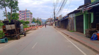 খাগড়াছড়িতে ১৪৪ ধারা চলছে, জনজীবন স্থবির