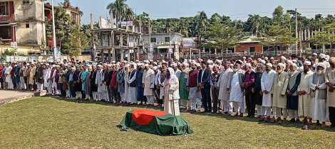 ভোলার প্রবীণ সাংবাদিক হাবিবুর রহমানের দাফন সম্পন্ন